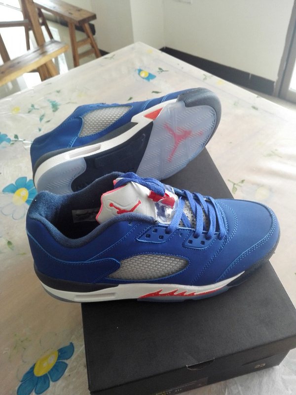 Air Jordan Anthony Blue White Basketball Shoes - Click Image to Close